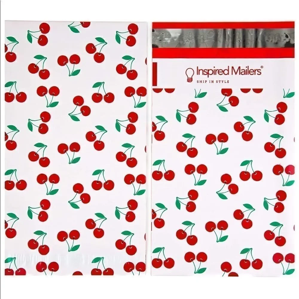 Poly Mailers MIX 6x9 10x13 Cherry 35pcs 35stickers